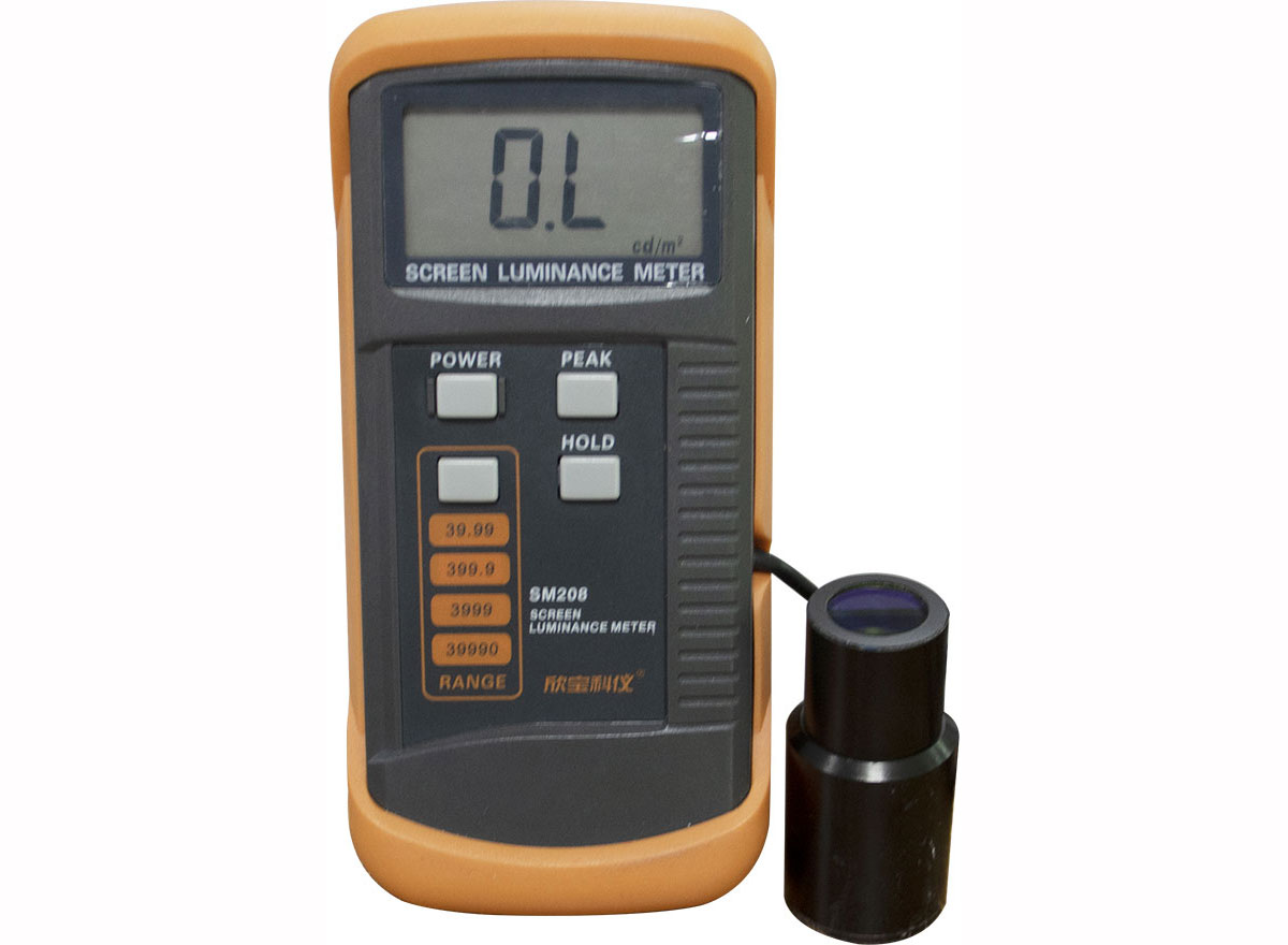 Screen luminance meter