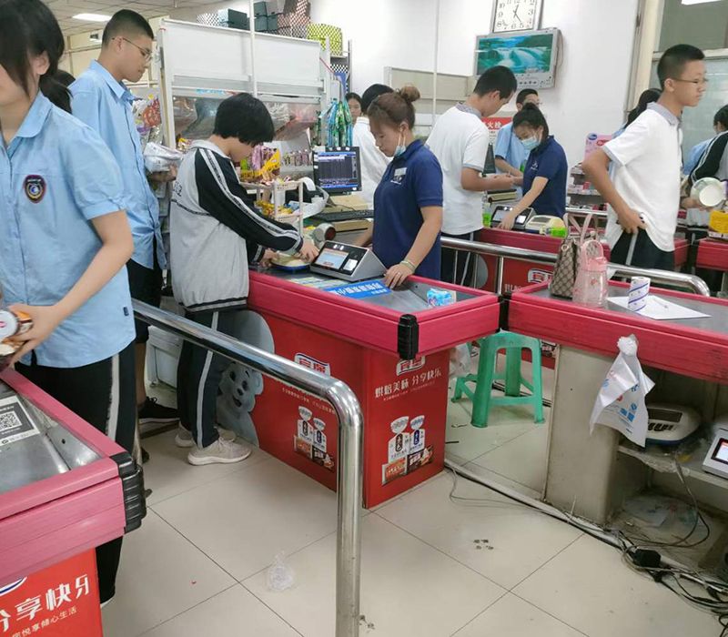 With the holidays coming, how can the campus cafeteria optimize the cashier and settlement equipment? Huayi smart desktop dual-screen consumer machine is online